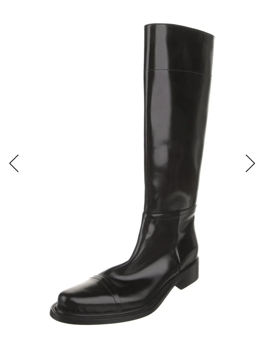 Prada Patent Leather Riding Boots